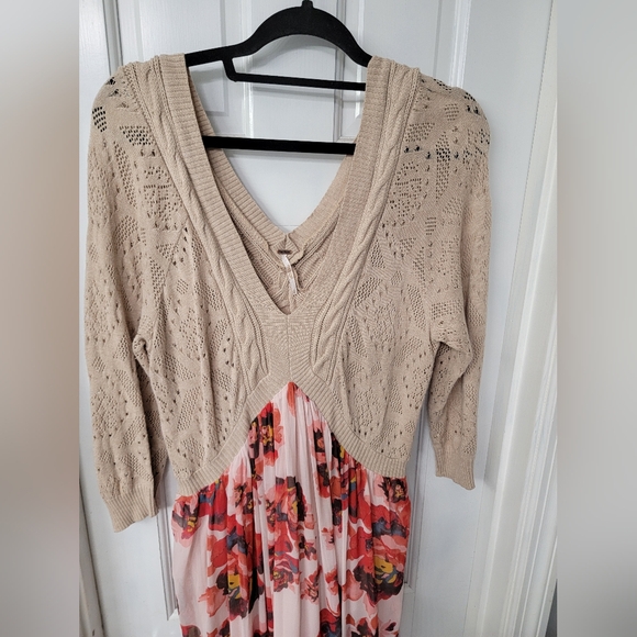 Free People Ethnic Rose Floral Print Maxi Dress - Picture 5 of 6